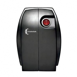 Estabilizador Coletek ES-500VA Entrada Bivolt Manual Saída 115V 4 Tomadas Preto - ES-500VA-BM na KaBuM!