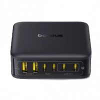 Estação De Carregamento BASEUS Com 6 Saídas, USB A E USB C, 120W, PD, QC na Aliexpress