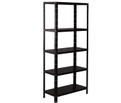 Estante Armario De Aço – 135cm Altura – 5 Bandejas (Preto Fosco) na Amazon