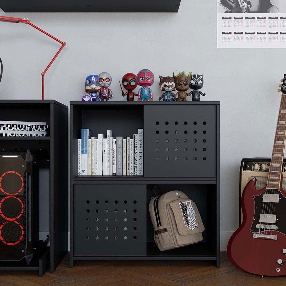 Estante Baixa Caemmun Pixel com 2 Portas de Correr na Casas Bahia