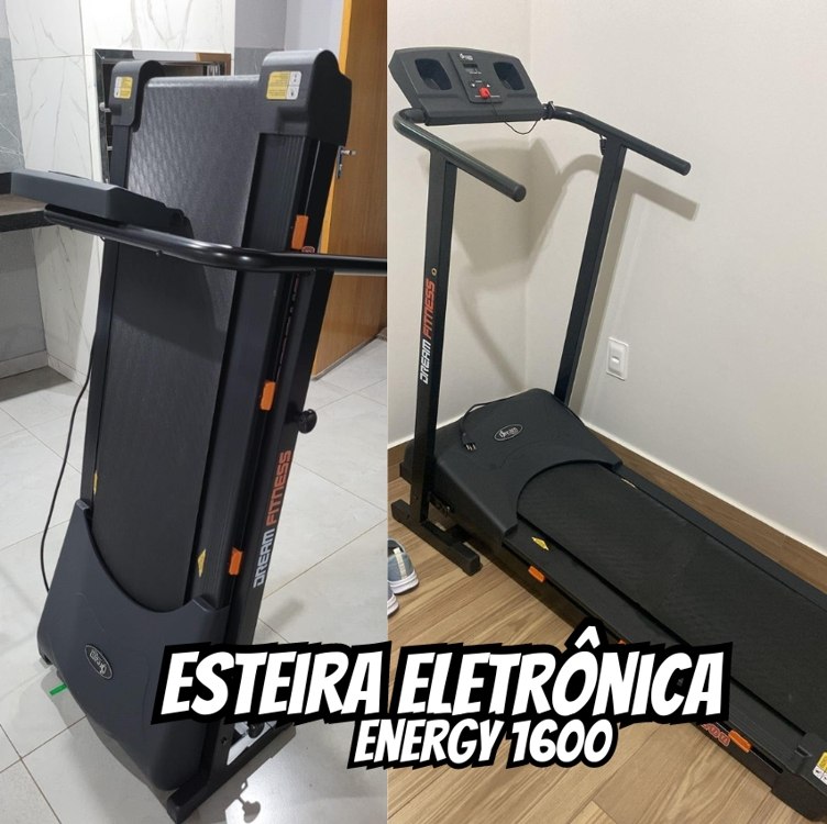 Esteira Eletronica Energy 1600 – Dream Fitness, PRETA na Amazon