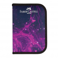Estojo De Nylon Com Kit Escolar, Faber-Castell, Cosmic, 18.2221,Multicor na Amazon