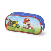 Estojo De Tecido, Super Mario Bros, 1 Zíper, Azul - Luxcel na Amazon