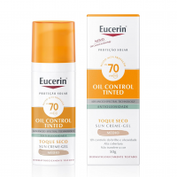 Eucerin, Protetor Solar Facial Oil Control Tinted Com Cor FPS70 50g na Amazon