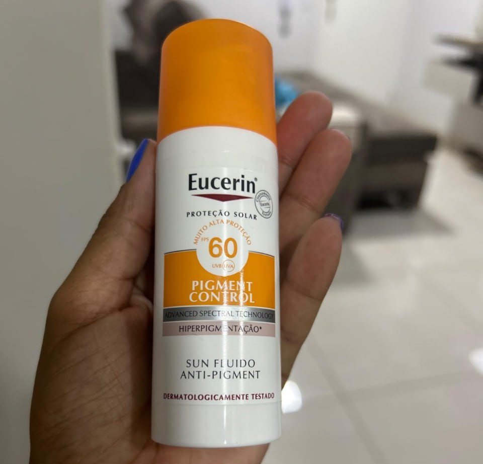 Eucerin Sun Pigment Control FPS 60 Protetor Solar Facial 50ml 50ml na Amazon