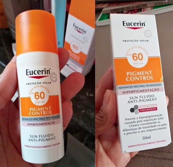 Eucerin Sun Pigment Control FPS 60 – Protetor Solar Facial 50ml na Casas Bahia