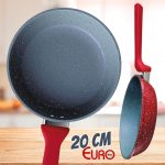Euro Color Stone Frigideira de Alumínio com Antiaderente, Cinza (Volcano), 20 cm, 1.4 L na Amazon