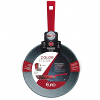 Euro Color Stone Frigideira De Alumínio Com Antiaderente, Cinza (Volcano), 24 Cm, 2 L na Amazon