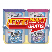 Evita Mofo Sec Leve 4 Pague 3 - 1 Neutro/ 2 Lavanda/ 1 Baby Sanol 4 X 100G, Sanol, Colorido, 4 X 100 G na Amazon
