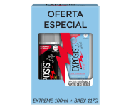 Exposis Extreme Repelente Spray com Icaridina 100ml + Exposis Bebê Repelente Gel com Icaridina 117g na Amazon