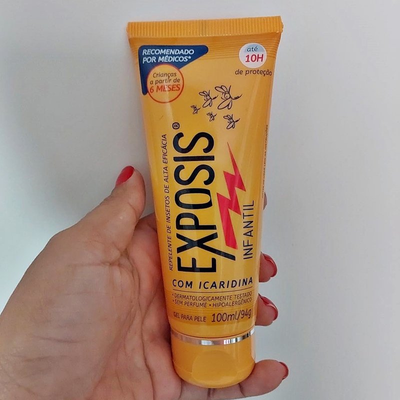 Exposis Infantil, Repelente de Mosquitos e Insetos com Icaridina, Gel, Até 10h de Proteção, A Partir de 6 Meses, Hipoalergênico e sem perfume, Testado dermatologicamente, 100ml na Amazon