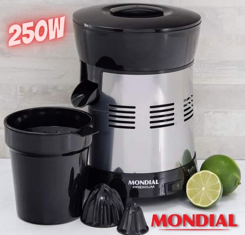 Extrator de Sucos Turbo Premium, Mondial, Preto/Inox, 250W, Bivolt – E-10 na Amazon