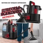 Extratora e Higienizadora Portátil Deep Cleaner I, Mondial, Preto/Vermelho, 1650W, 220V – EXP-01-R na Amazon