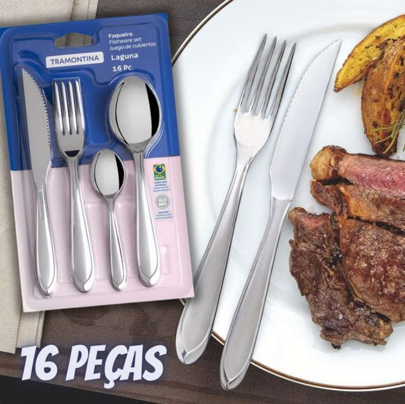 Faqueiro 16 pçs – Laguna na Amazon
