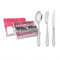 Faqueiro Aço Inox Com Faca Para Churrasco 91 Peças Tramontina Laguna Prata na Amazon