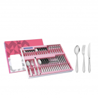 Faqueiro Aço Inox Com Faca Para Churrasco Com 36 Peças Tramontina Laguna Prata na Amazon
