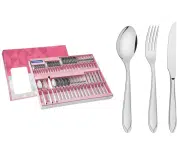 Faqueiro Aço Inox com Faca para Churrasco – 42 Peças – Tramontina na Amazon
