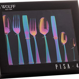 Faqueiro Aço Inox Pisa Rainbow - 48 Peças na Amazon