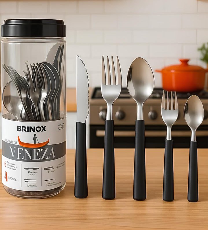 Faqueiro Brinox Inox 20 Peças Veneza na Amazon