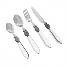Faqueiro Krish Inox 24 Peças - Home Style na Camicado