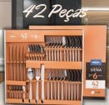 Faqueiro Siena, 42 Peças, Aço Inox, Brinox na Amazon