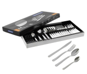 Faqueiro Tramontina Búzios cem Aço Inox com Detalhe 24 Peças na Amazon