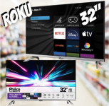 Fast Smart TV Philco 32” PTV32G7PR2CSBLH Dolby Audio Led Bivolt na Amazon