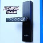 Fechadura Digital de Embutir com Biometria, Elsys, ESF-DE2000B, Preta - Abertura via Biometria e Senha Numérica na Amazon