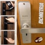 Fechadura Digital de Embutir Wi-Fi com Biometria, Elsys, ESF-DE4000B, Prata – Abertura via Biometria, Senha Numérica e Aplicativo na Amazon