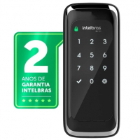 Fechadura Digital De Sobrepor Touch Screen FR 101 Preto Intelbras na Amazon
