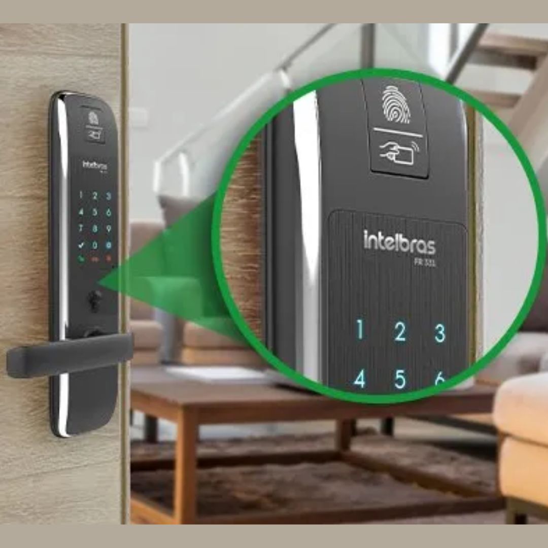 Fechadura Digital FR331 Preto Intelbras na Amazon