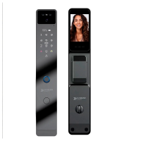 Fechadura Digital KABUM! Smart Security, Com Maçaneta, Reconhecimento Facial na KaBuM!