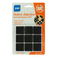 Feltro Adesivo, Yangzi, Antideslizante, Quadrado, 3 Cm, Kit Com 9 na Amazon