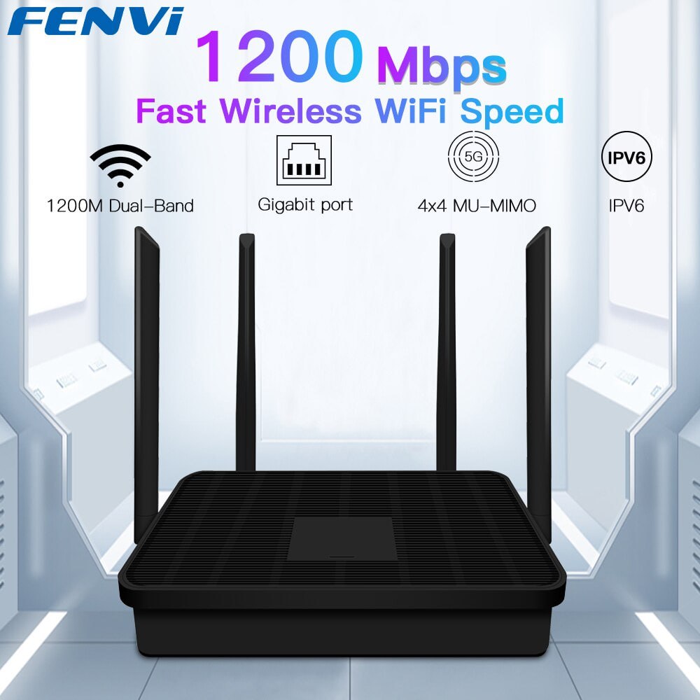 Fenvi Roteador AC1200 5ghz 4 Antenas na Aliexpress