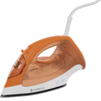 Ferro De Passar 2 Em 1 A Vapor E Seco Cadence IRO210 Com Base Antiaderente E Spray De Água – Laranja - 110V na Casas Bahia