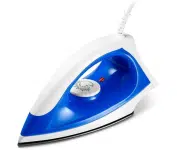 Ferro de Passar a Seco Iron Force Elgin Super Leve Branco e Azul Base Antiaderente 127V na Amazon