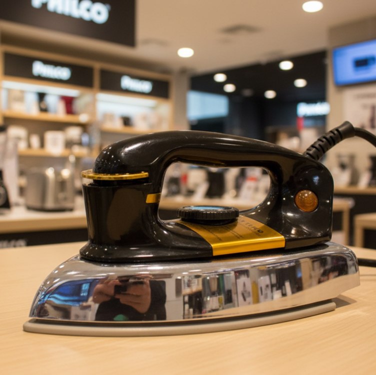 Ferro de Passar Roupa a Seco Philco Retrô PFE01P – Preto na Amazon