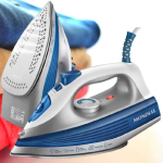 Ferro de Passar Roupa a Vapor Mondial – FVN-01-BL Branco e Azul na Magazine Luiza