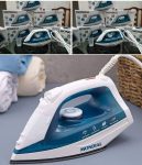 Ferro de Passar Roupa a Vapor – Mondial F-32 Branco e Azul na Magazine Luiza