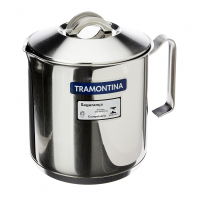 Fervedor Com Fundo Triplo, Tramontina, Solar 62512145, Inox, Dimetro De 14 Cm na Amazon