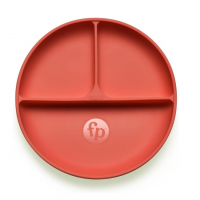 Ficher-Price Prato De Silicone Com Divisória E Ventosa Yummy! Coral BB1190 na Amazon
