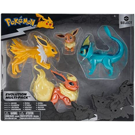 Figura Eevee Jolteon Vaporeon Flareon Pokemon - Sunny Brinquedos na Amazon