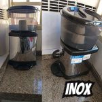 Filtro Agua Purificador Inox Base de Barro Preto Com Vela E Bóia – Acquamar na Magazine Luiza