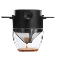 Filtro De Café Dobrável Portátil Reutilizável Aço Inoxidável Coador Individual na Amazon