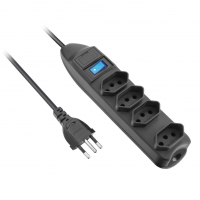 Filtro De Linha 4 Tomadas Elgin 2P+T 10A Preto Bivolt na Amazon