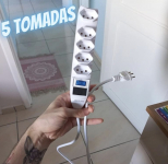 Filtro De Linha 5 Tomadas Preto Multilaser – WI297 na Amazon