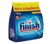 Finish Advanced Detergente para Lava Louças em Pó, Limpeza Profunda, Refil 700g na Amazon