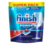 Finish Powerball Detergente para Lava Louças, Tabletes com Secante, 30 Tabletes na Amazon