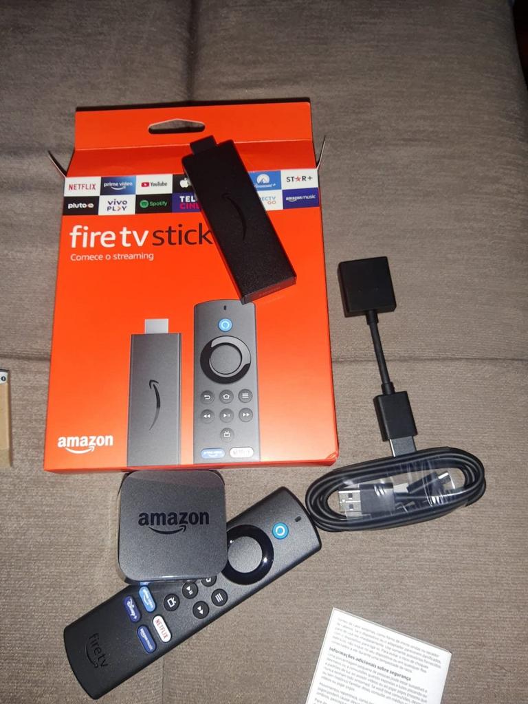 Fire TV Stick Lite Amazon com Alexa e Controle Remoto Full HD – 2ª Geração na Casas Bahia