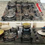 FISCHER COOKTOP À GÁS 4 BOCAS TRIPLA CHAMA FIT LINE MESA VIDRO PRETO BIVOLT – 26299-57078 na Amazon